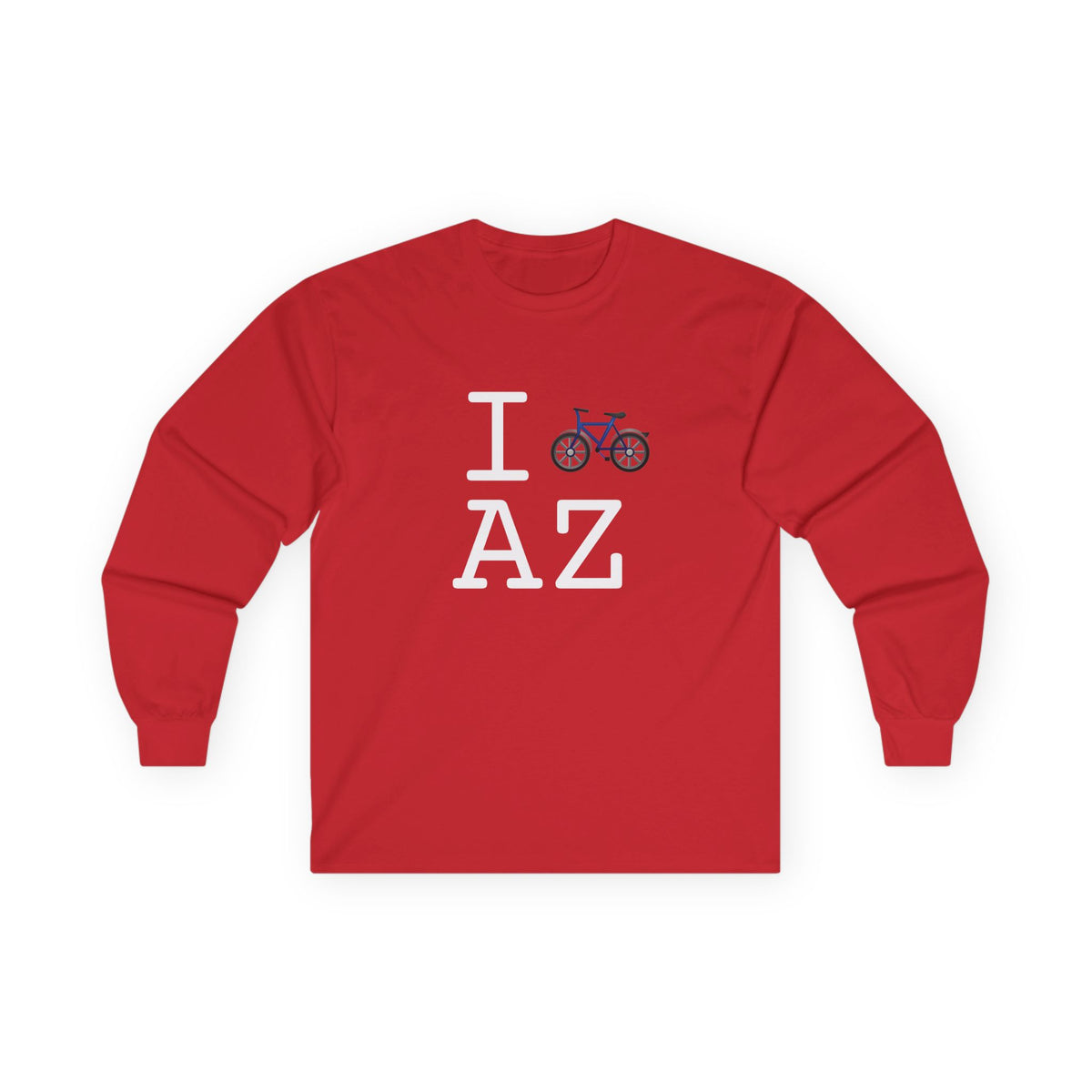 "I Bicycle Arizona" Long Sleeve Shirt