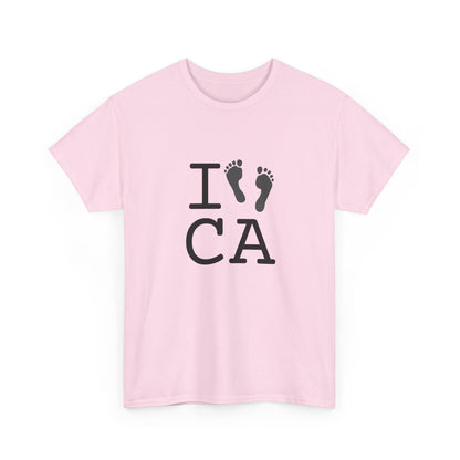 "I leave Footsteps in California" Tee