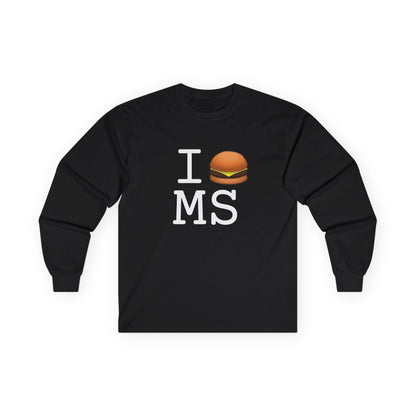 "I Cheeseburger Mississippi" Long Sleeve Shirt