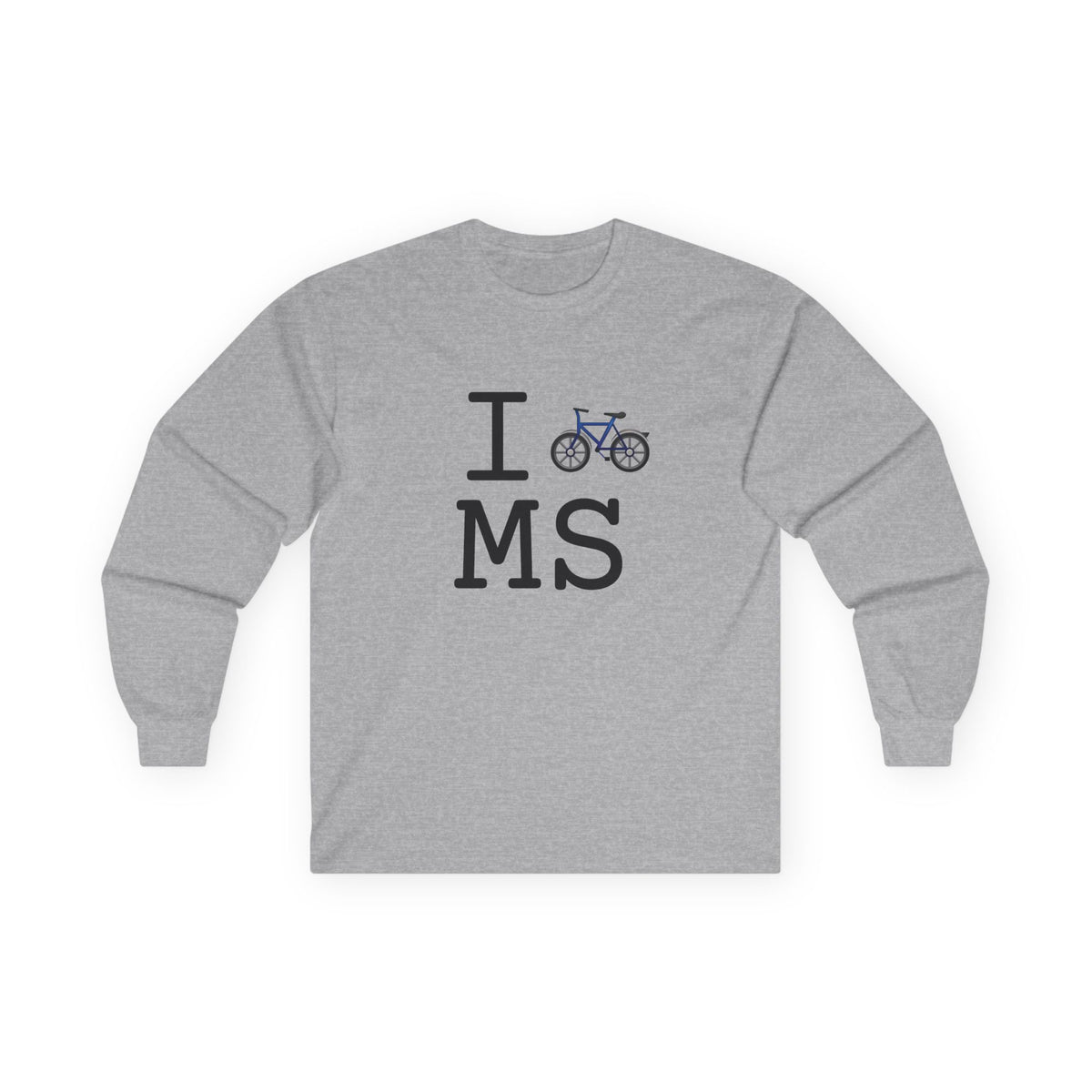 "I Bicycle Mississippi" Long Sleeve Shirt
