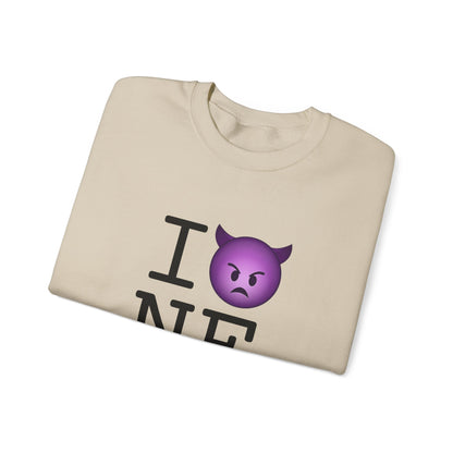 "I'm an Angry Devil about Nebraska" Sweatshirt