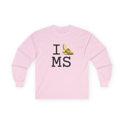 "I'm Bananas about Mississippi" Long Sleeve Shirt