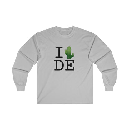 "I Cactus Delaware" Long Sleeve Shirt