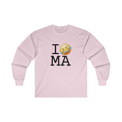 "I Laugh Hard (LMFAO) at Massachusetts" Long Sleeve Shirt