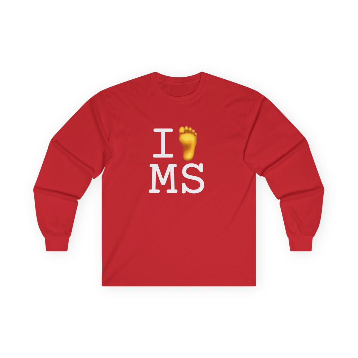 "I Foot Mississippi" Long Sleeve Shirt