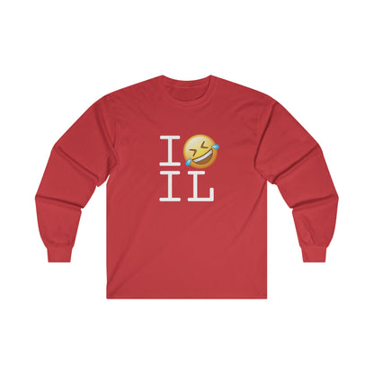 "I Laugh Hard (LMFAO) at Illinois" Long Sleeve Shirt