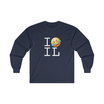"I Laugh Hard (LMFAO) at Illinois" Long Sleeve Shirt