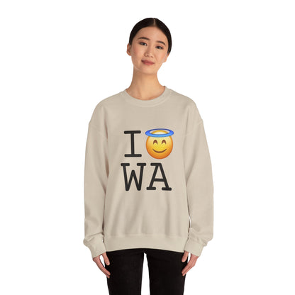 "I'm an Angel in Washington" Sweatshirt