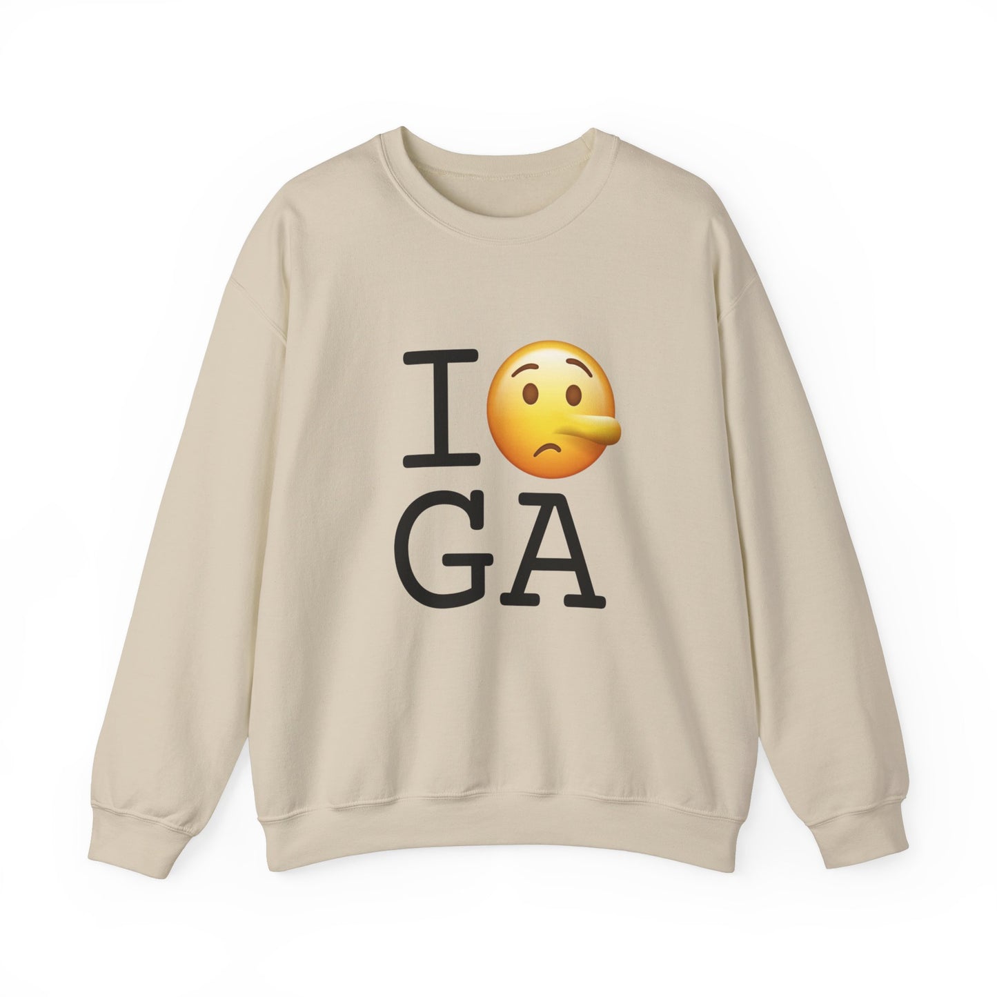 "I Lie about Georgia" Sweatshirt