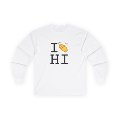 "I Applaud Hawaii" Long Sleeve Shirt