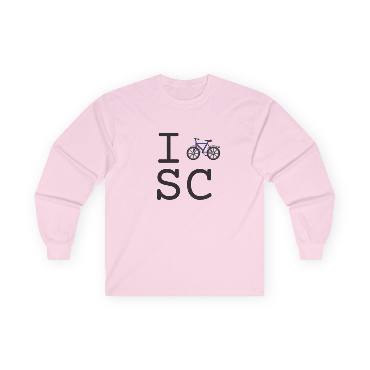 "I Bicycle South Carolina" Long Sleeve Shirt
