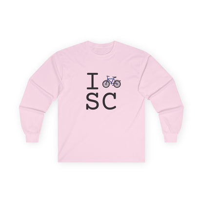 "I Bicycle South Carolina" Long Sleeve Shirt