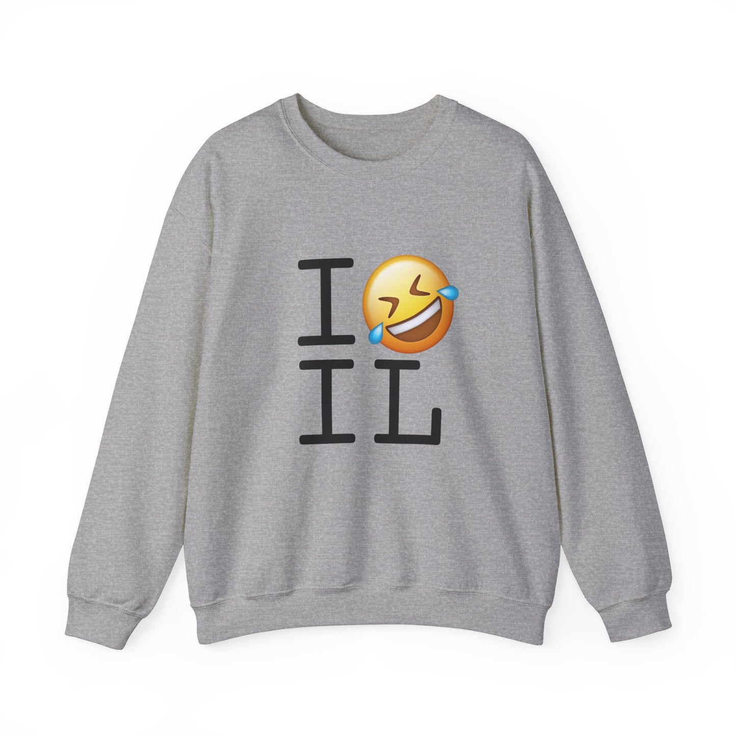 "I Laugh Hard (LMFAO) at Illinois" Sweatshirt