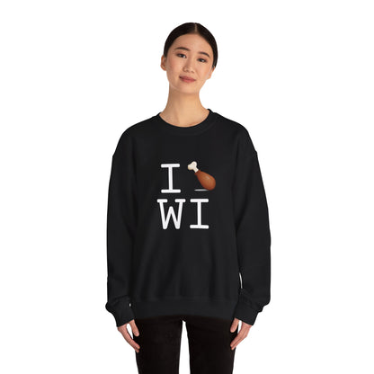 "I Chicken Drumstick Wisconsin" Sweatshirt