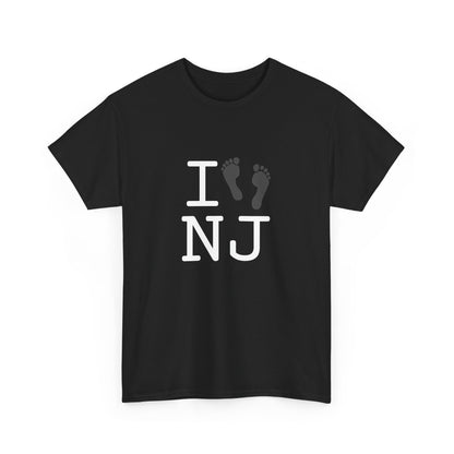 "I leave Footsteps in New Jersey" Tee