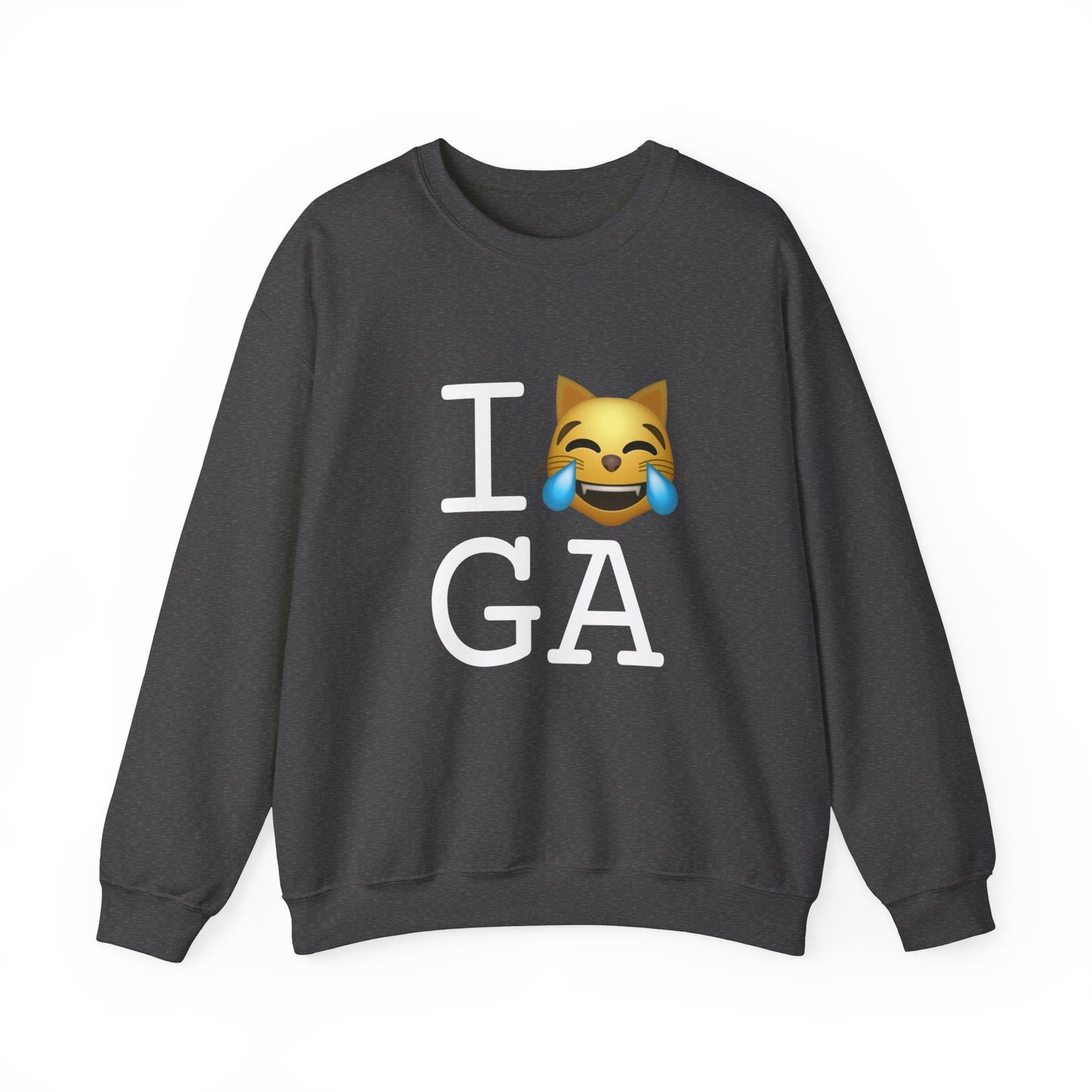 "I'm Laughing like a Cat at Georgia" Sweatshirt