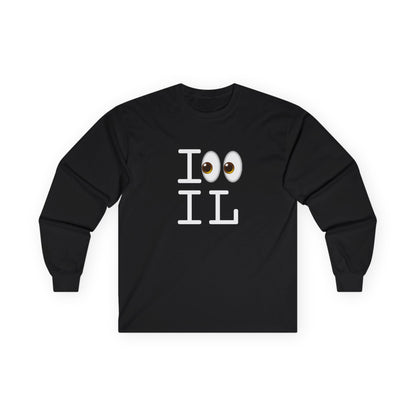 "I Look at Illinois" Long Sleeve Shirt
