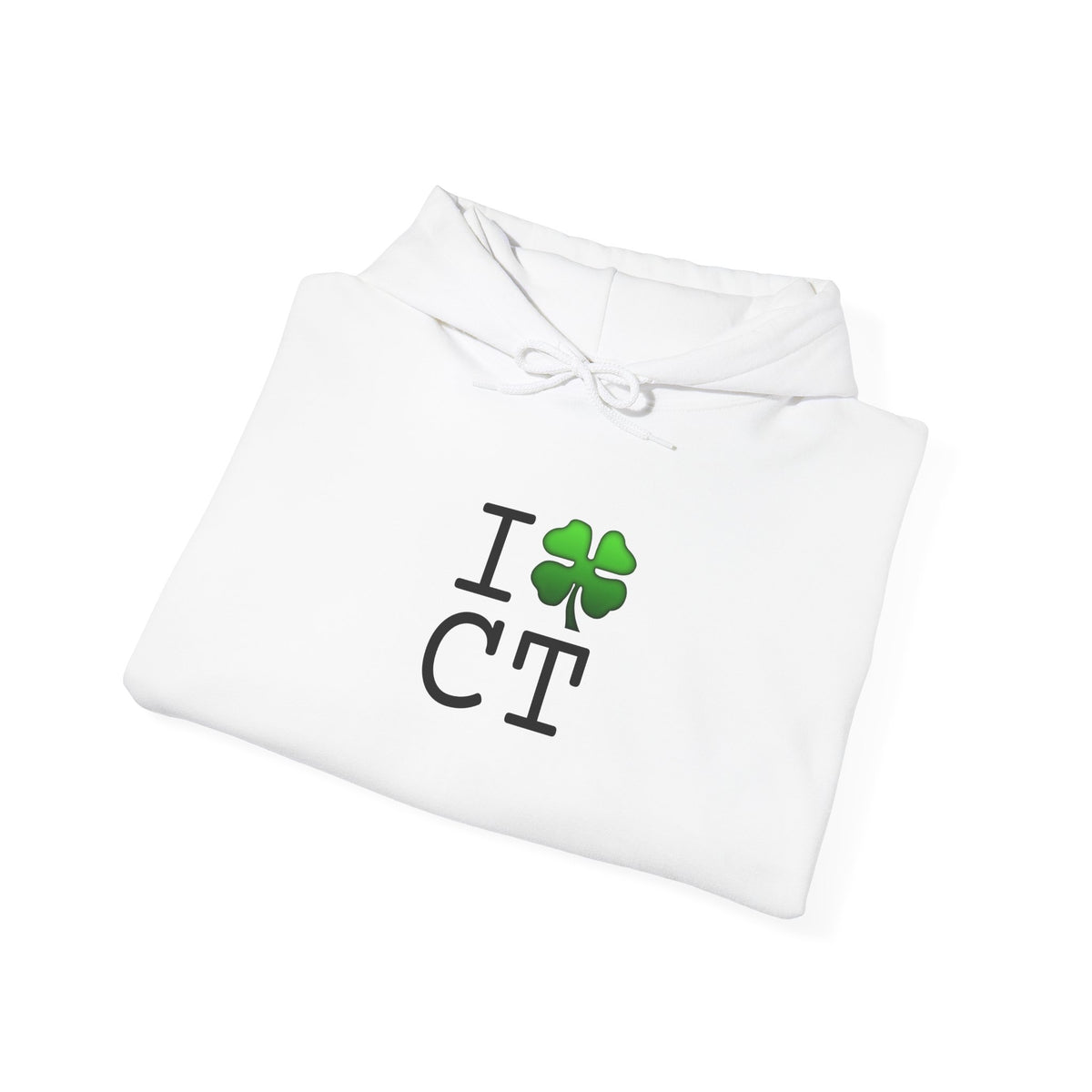 "I'm Lucky (Clover) in Connecticut" Hoodie