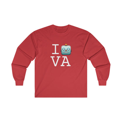 "I'm a Robot in Virginia" Long Sleeve Shirt