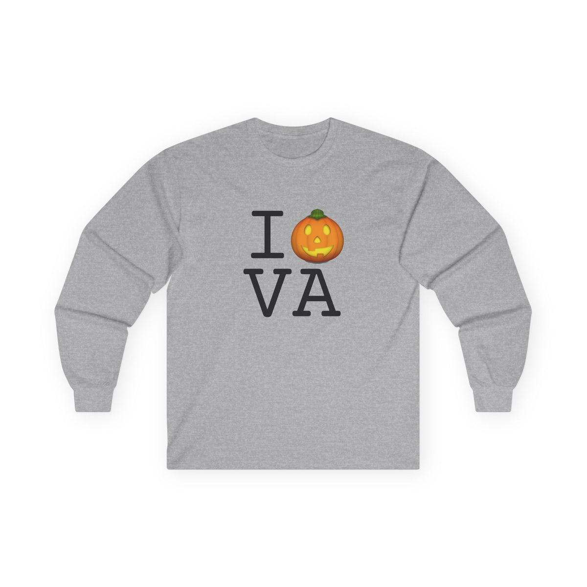 "I Jack-O-Lantern (Pumpkin) Virginia" Long Sleeve Shirt