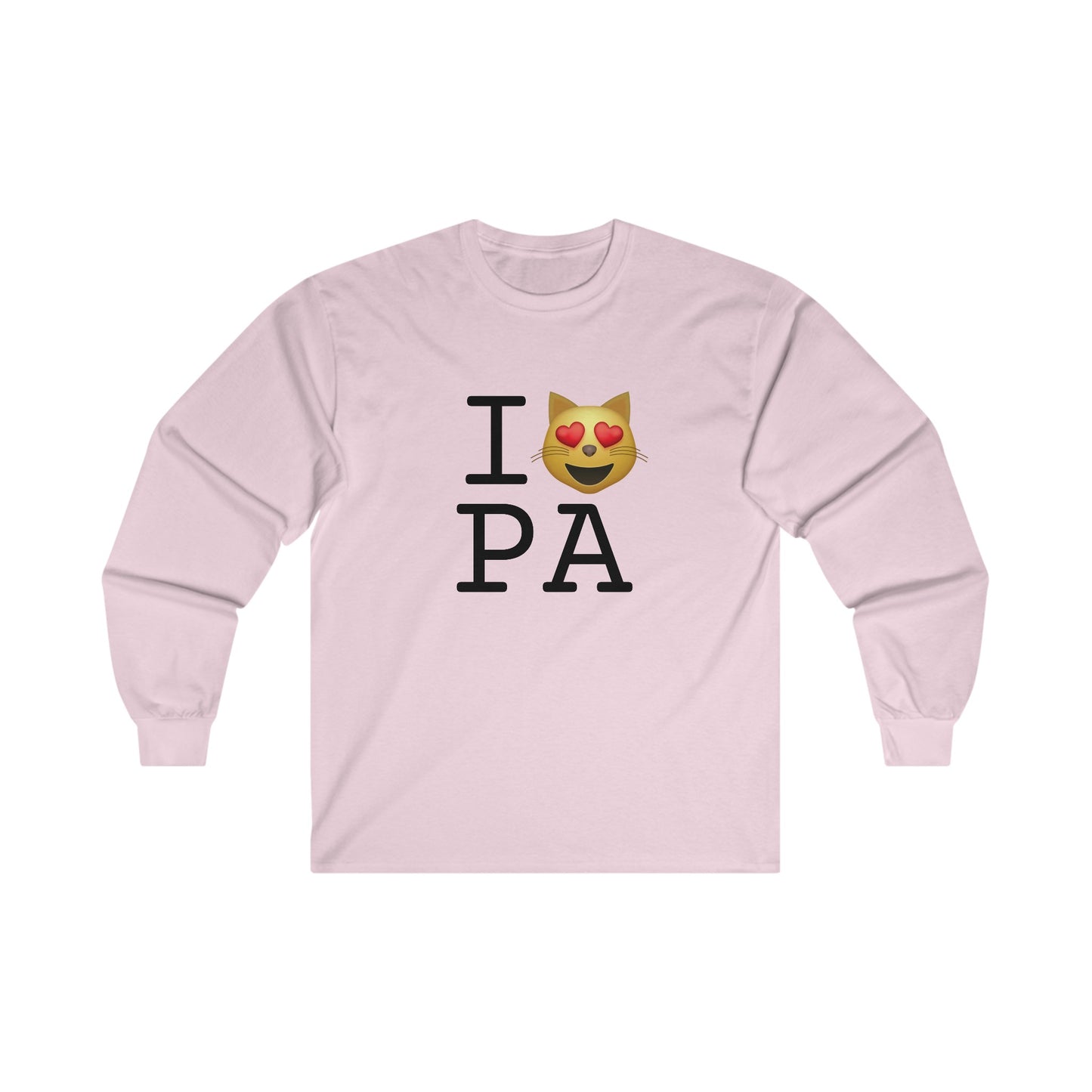 "I'm a Cat that Loves Pennsylvania" Long Sleeve Shirt