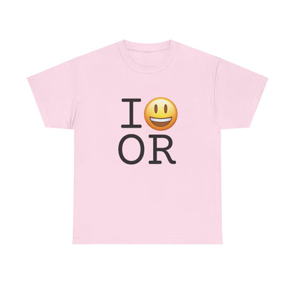 "I'm Happy about Oregon" Tee