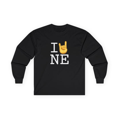 "I Rock On with Nebraska" Long Sleeve Shirt