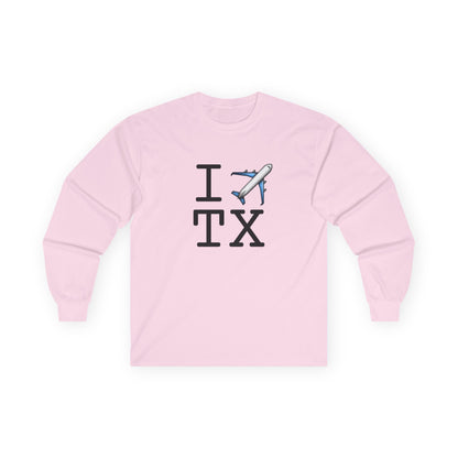"I Fly Over Texas" Long Sleeve Shirt