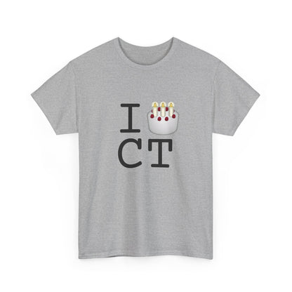 "I Birthday Cake Connecticut" Tee