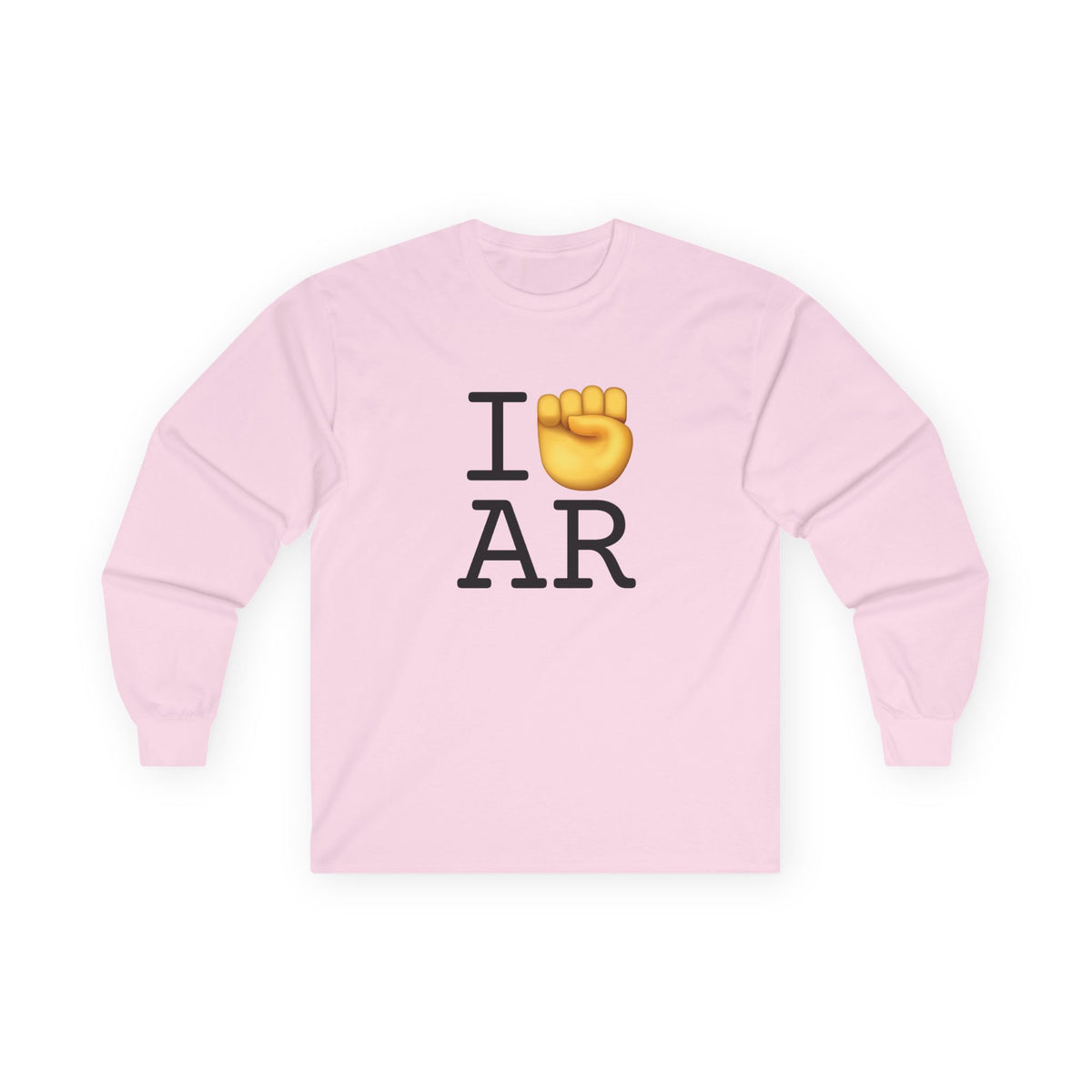 "I Raise my Fist with Arkansas" Long Sleeve Shirt