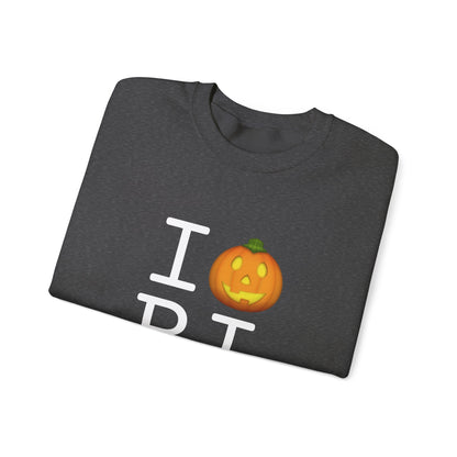 "I Jack-O-Lantern (Pumpkin) Rhode Island" Sweatshirt