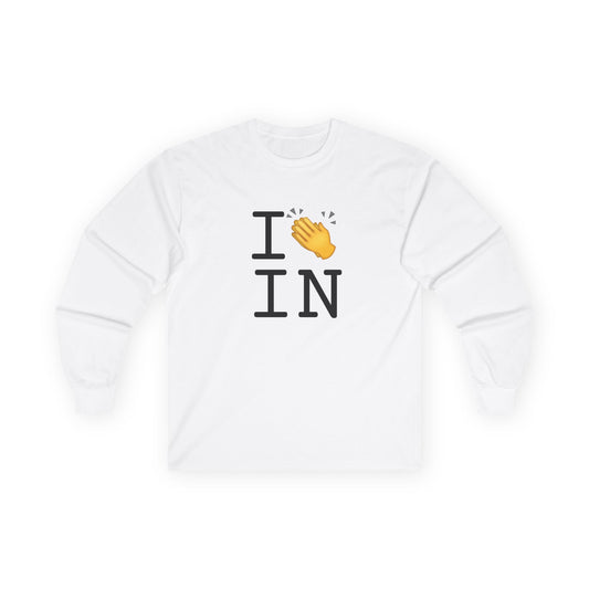 "I Applaud Indiana" Long Sleeve Shirt