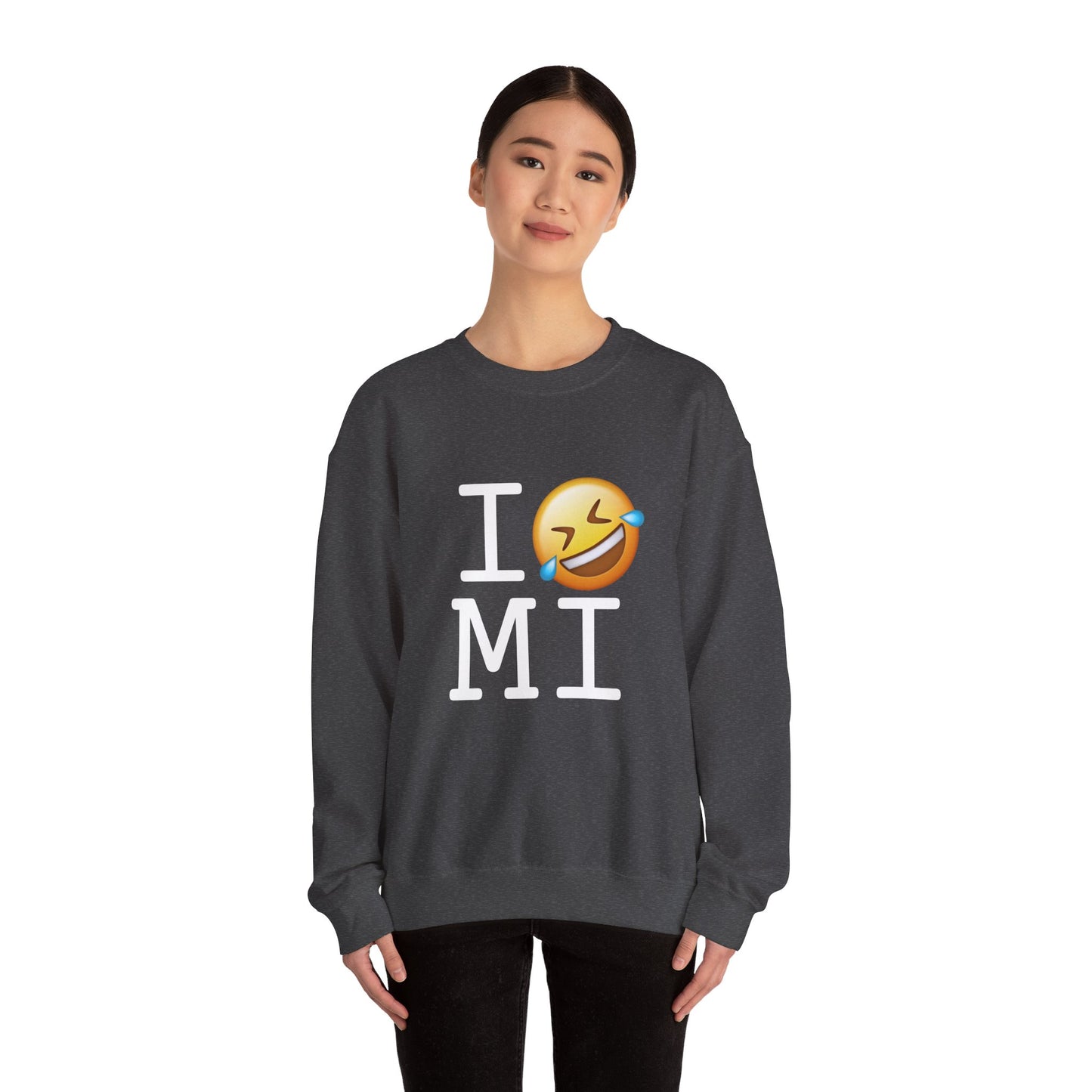 "I Laugh Hard (LMFAO) at Michigan" Sweatshirt