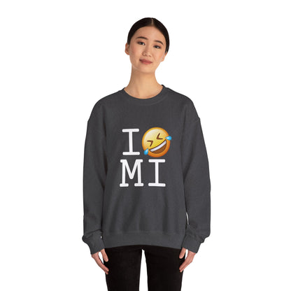 "I Laugh Hard (LMFAO) at Michigan" Sweatshirt
