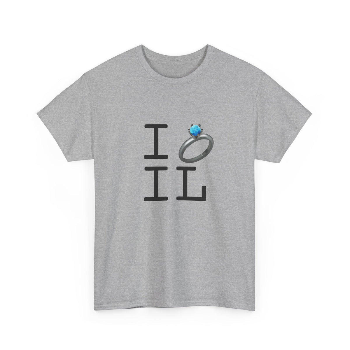 "I'm Married to (Diamond Ring) Illinois" Tee