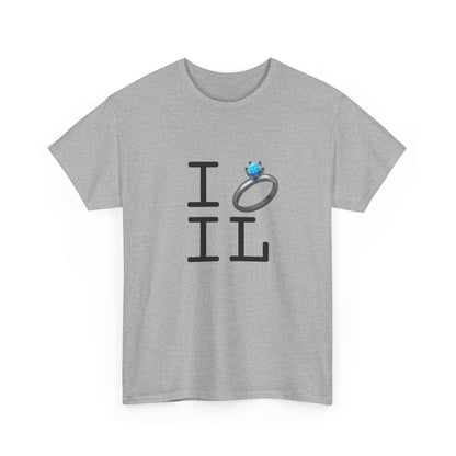 "I'm Married to (Diamond Ring) Illinois" Tee