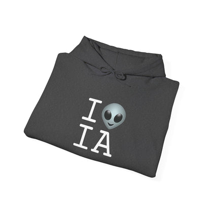 "I Feel Alien in Iowa" Hoodie