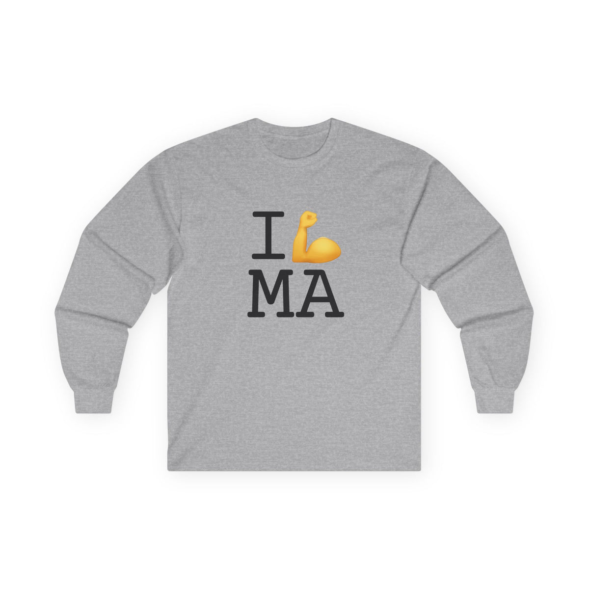"I Flex in/on Massachusetts" Long Sleeve Shirt