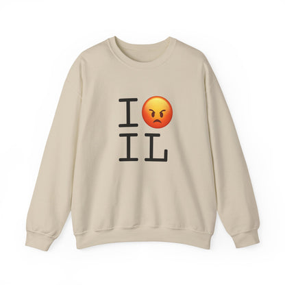 "I'm Angry about Illinois" Sweatshirt