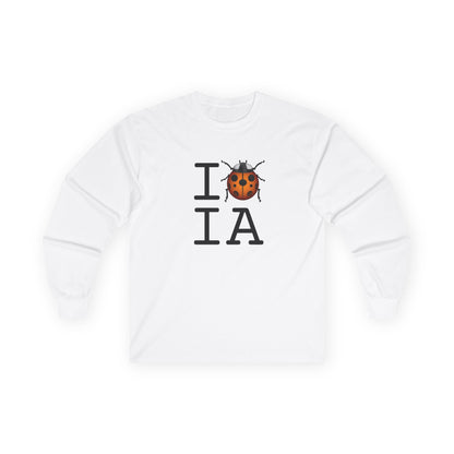 "I Ladybug Iowa" Long Sleeve Shirt