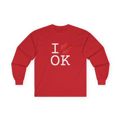 "I Kiss Mark Oklahoma" Long Sleeve Shirt