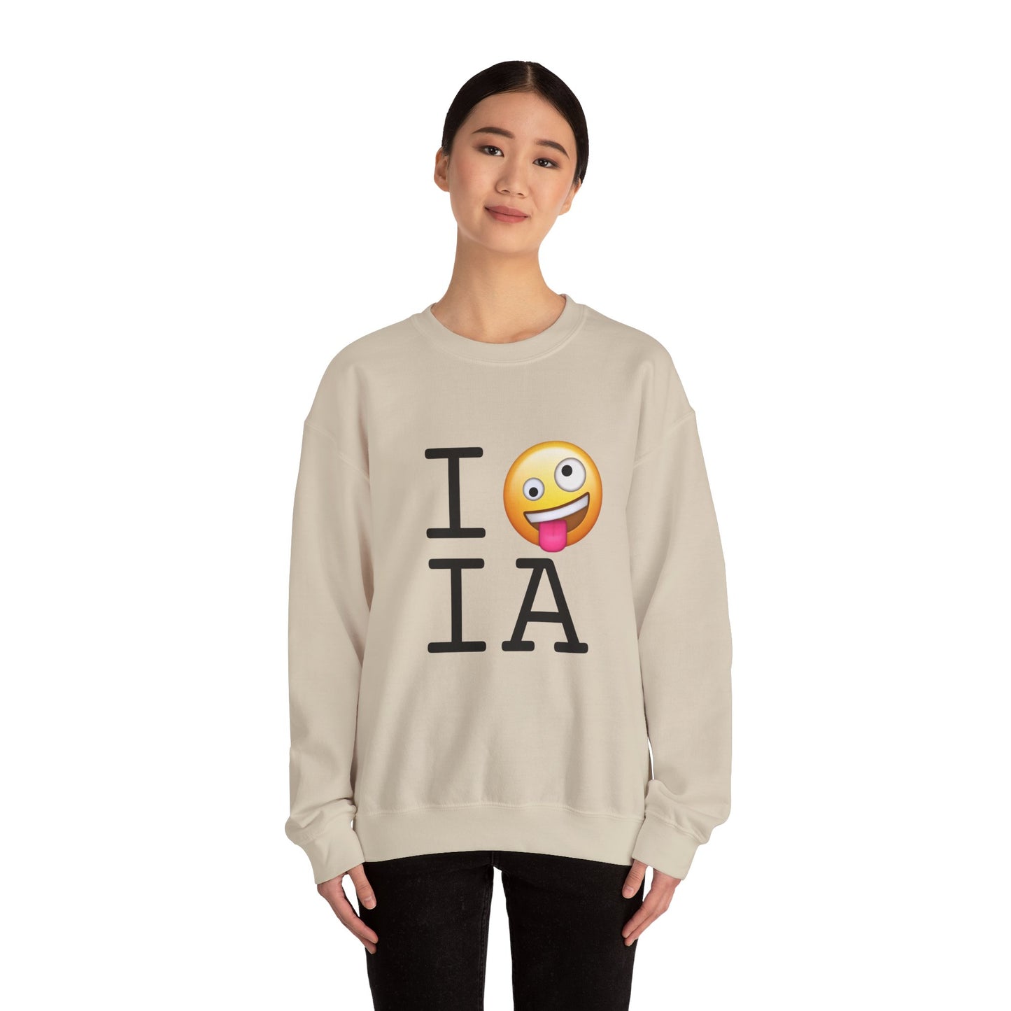 "I'm Crazy about Iowa" Sweatshirt