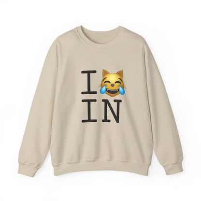 "I'm Laughing like a Cat at Indiana" Sweatshirt