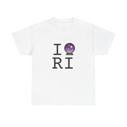 "I Predict the Future (Crystal Ball) of Rhode Island" Tee