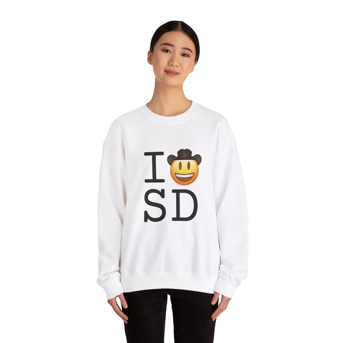 "I'm a Cowboy or Cowgirl in South Dakota" Sweatshirt