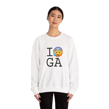 "I'm Anxiously Sweating in Georgia" Sweatshirt