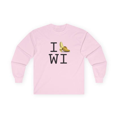 "I'm Bananas about Wisconsin" Long Sleeve Shirt