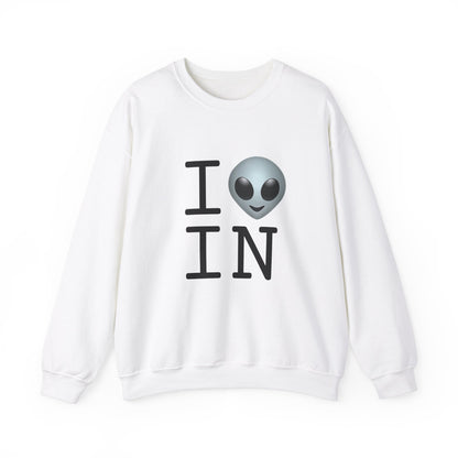 "I Feel Alien in Indiana" Sweatshirt