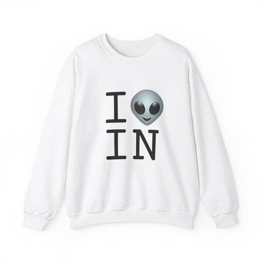 "I Feel Alien in Indiana" Sweatshirt