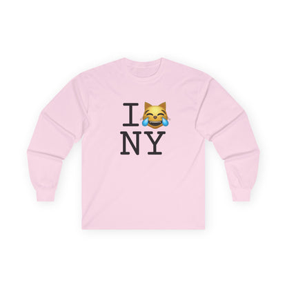 "I'm Laughing like a Cat at New York" Long Sleeve Shirt